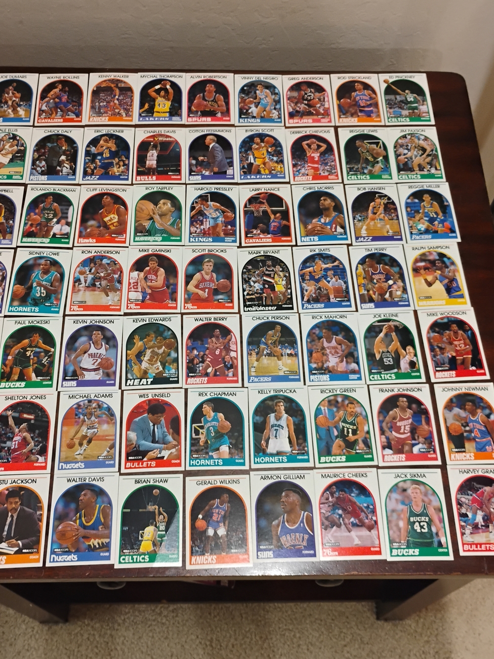 1989-90 NBA Hoops Basketball Trading Cards